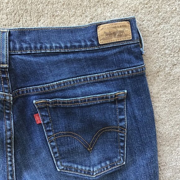 LEVIS 515 10 MEDIUM BOOT CUT BLUE JEANS - Picture 3 of 7